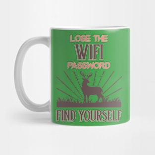 Disconnect Unplug Go Outdoors No Wifi Outdoors Outdoorsman Mug